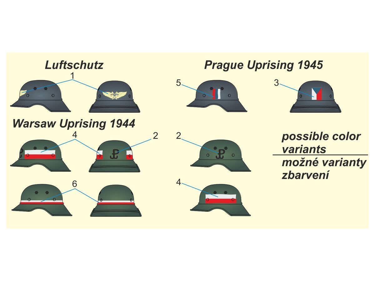 CMK 1/35 Luftschutz Helmet (2pcs) | 8595593129358