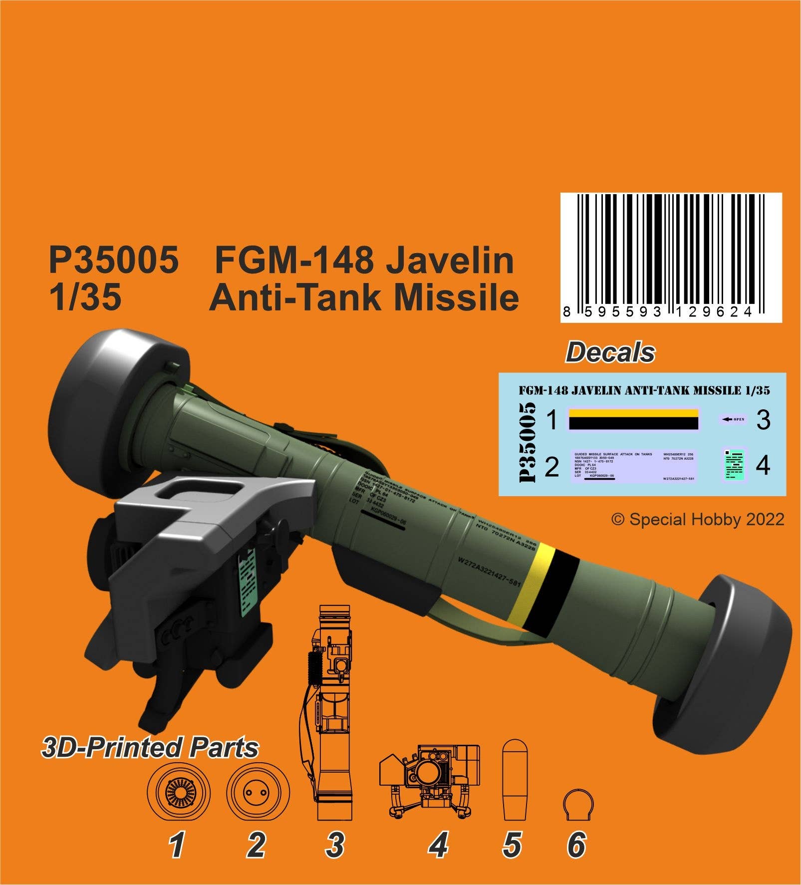 CMK 1/35 FGM-148 Javelin Anti-Tank Missile | 8595593129624