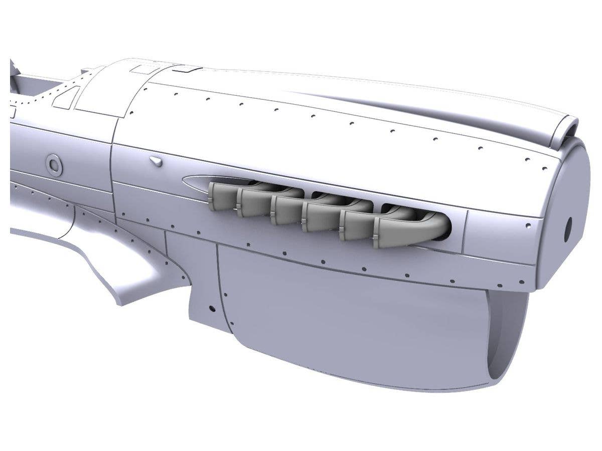 CMK 1/72 P-40K/M/N Warhawk Late Type Fishtail Exhausts | 8595593128917