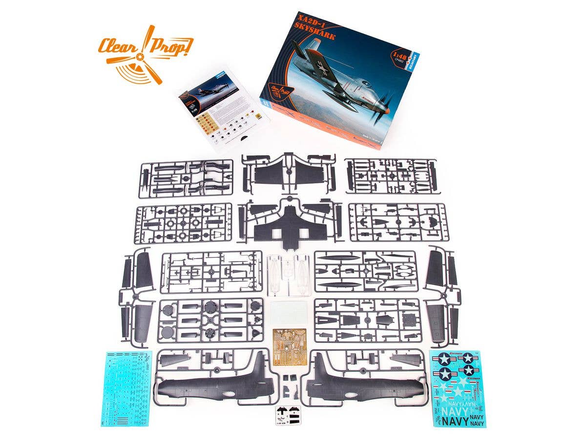 Clear Prop 1/48 XA2D-1 Skyshark, Advanced kit | 4589913368965