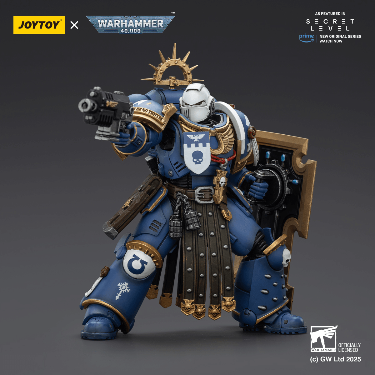 Ultramarines Torvald with Power Sword, Stormshield and Bolt Pistol | 6927054402809