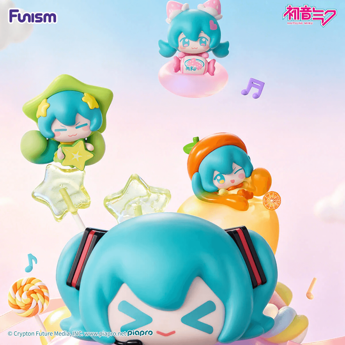 Hatsune Miku Dopamine Qface Blind Box (Box of 12)