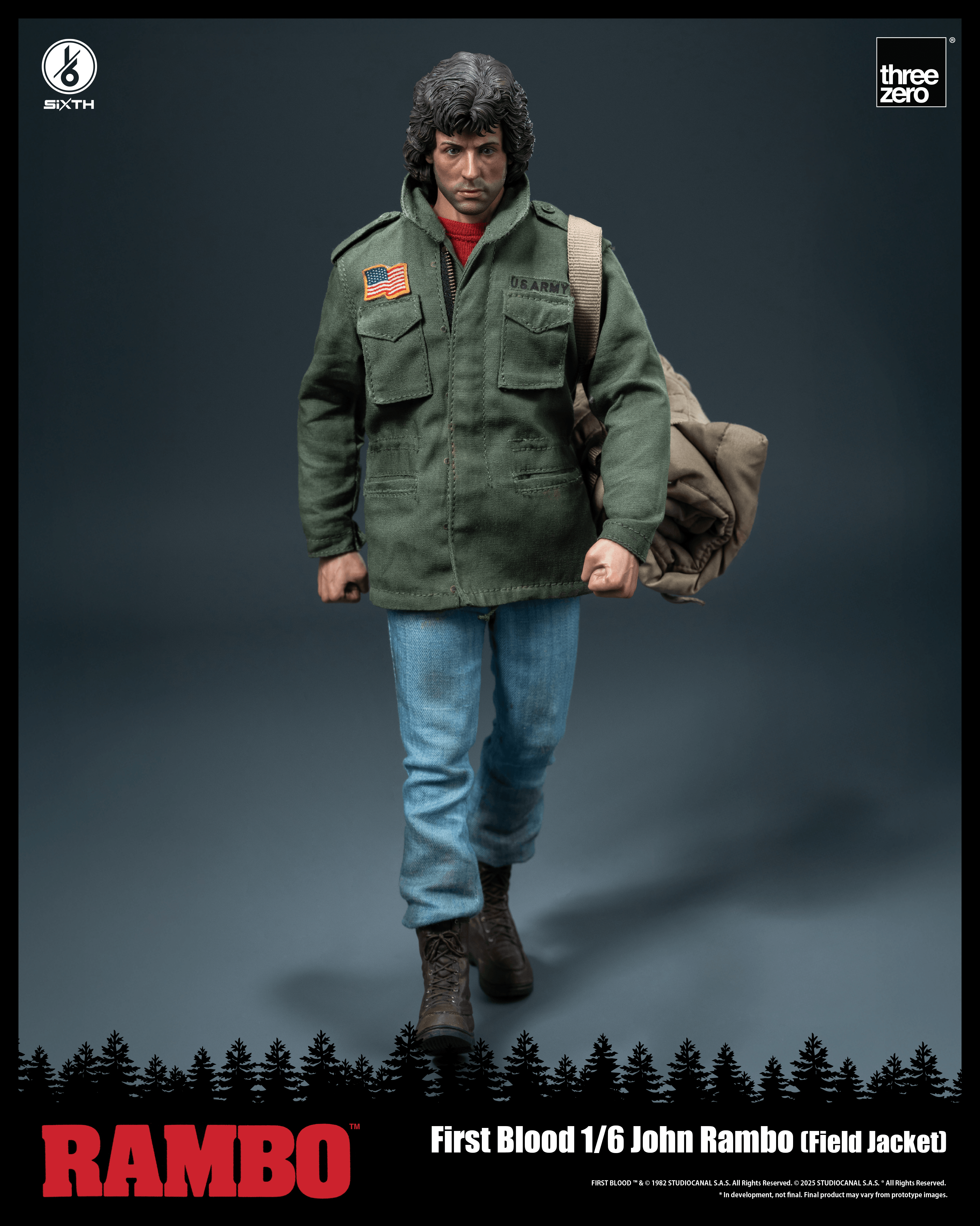  Rambo: First Blood - 1/6 John Rambo (Field Jacket) | 4895250819221
