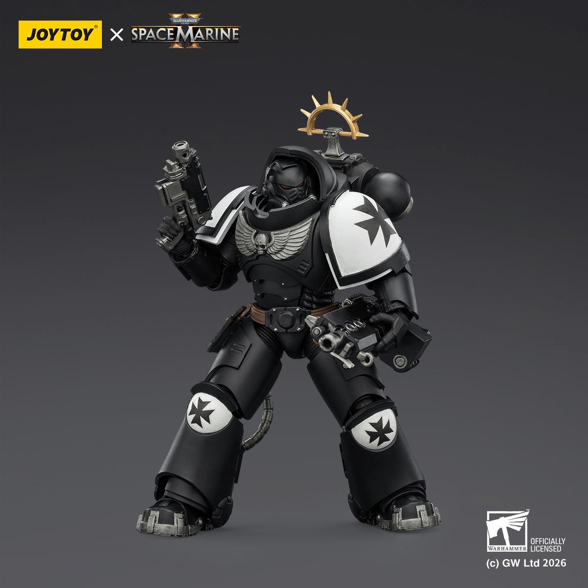 Game Edition Black Templars Heavy Intercessor with Heavy Bolt Rifle and Bolt Pistol | 6927054403721