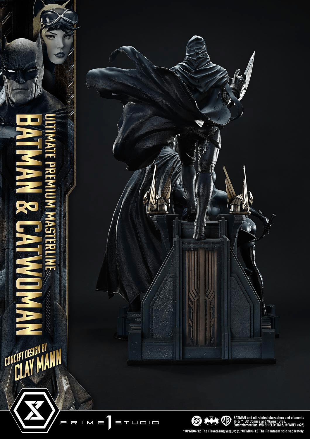 Ultimate Premium Masterline Batman (Comics) Batman &amp; Catwoman (Concept Design by CLAY MANN) Bonus Version  | 4582647123138