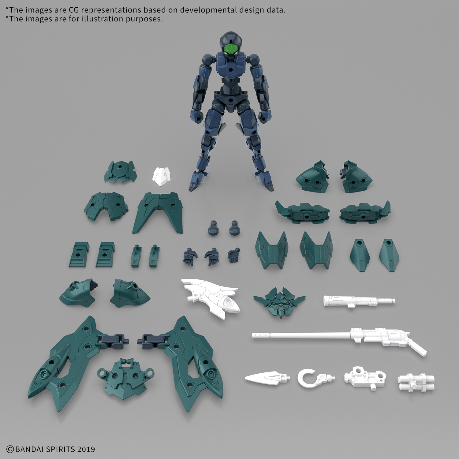 30MM 1/144 EXM-A9p SPINATIO （PIRATE TYPE） | 4573102742742