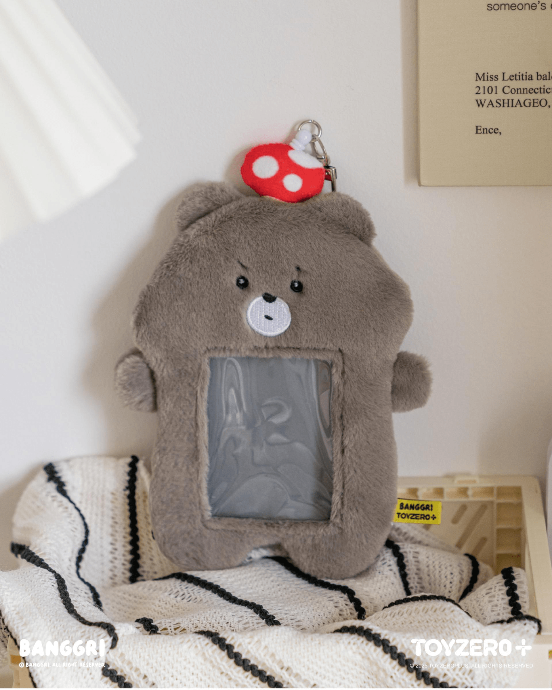 BANGGRI Generic Series - Plush Photocard Case Keychain (Gombang ver.) | 6978531761124