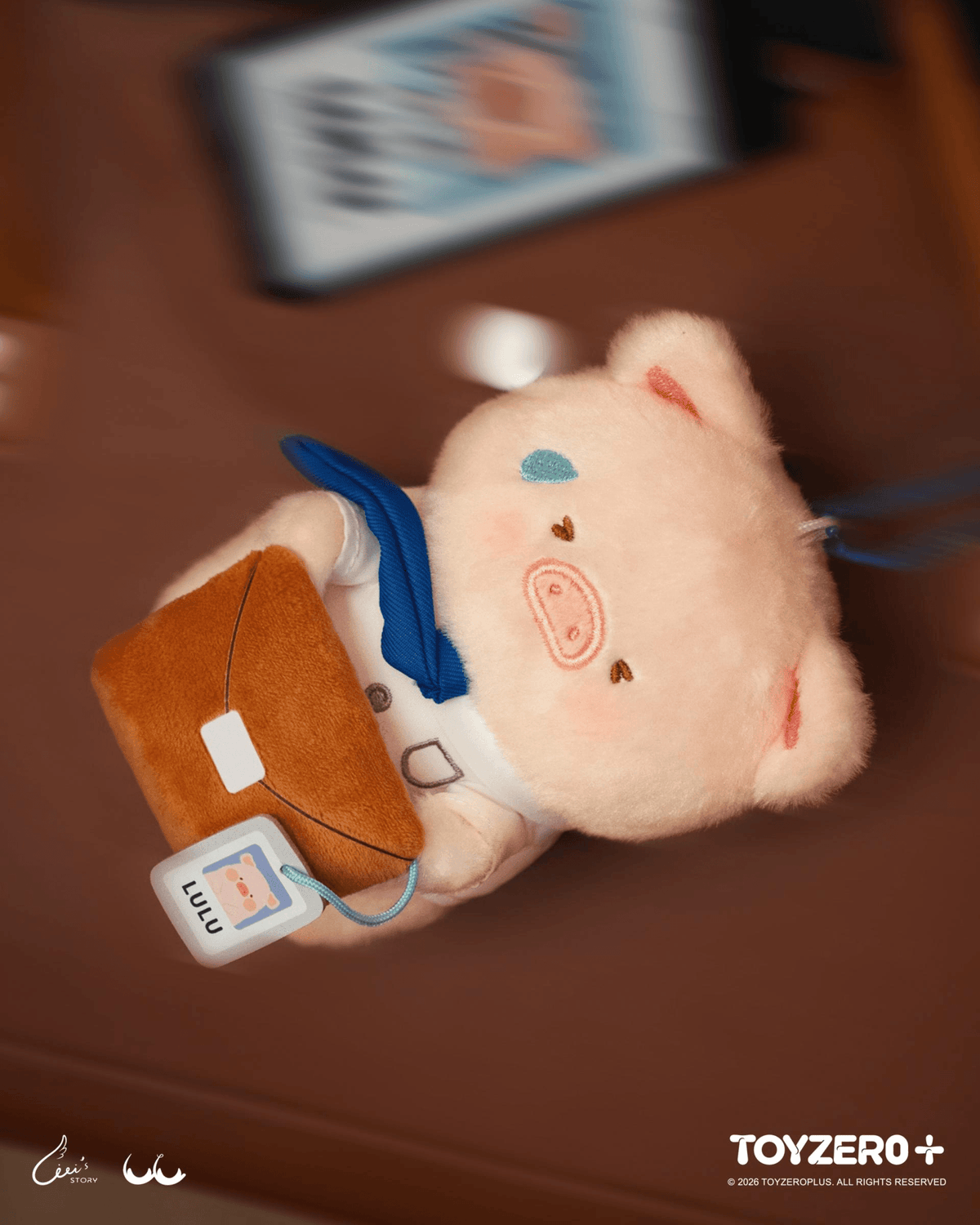 LuLu the Piggy Office Series - My Workplace Partners Monitor Plush Keychain Blindbox (Box of 6)