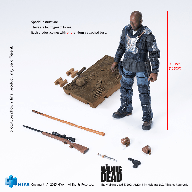 1/18 Scale 4 Inch The Walking Dead Morgan | 6957534205163
