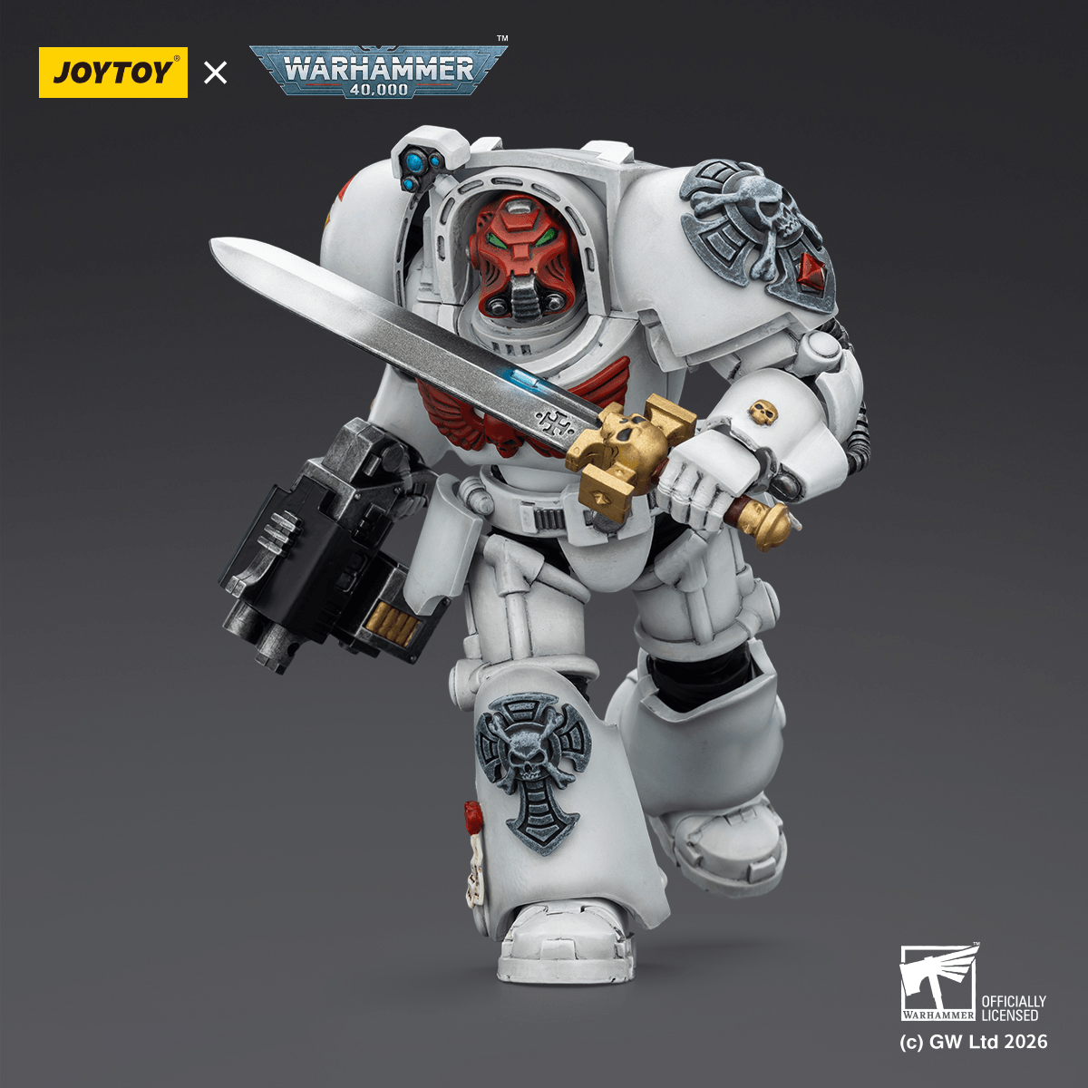 White Scars Terminator 1 with Power Sword and Storm Bolter | 6927054403189