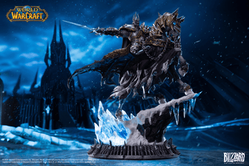 Blizzard World of Warcraft® The Lich King & Invincible 14-Inch Premium Statue
