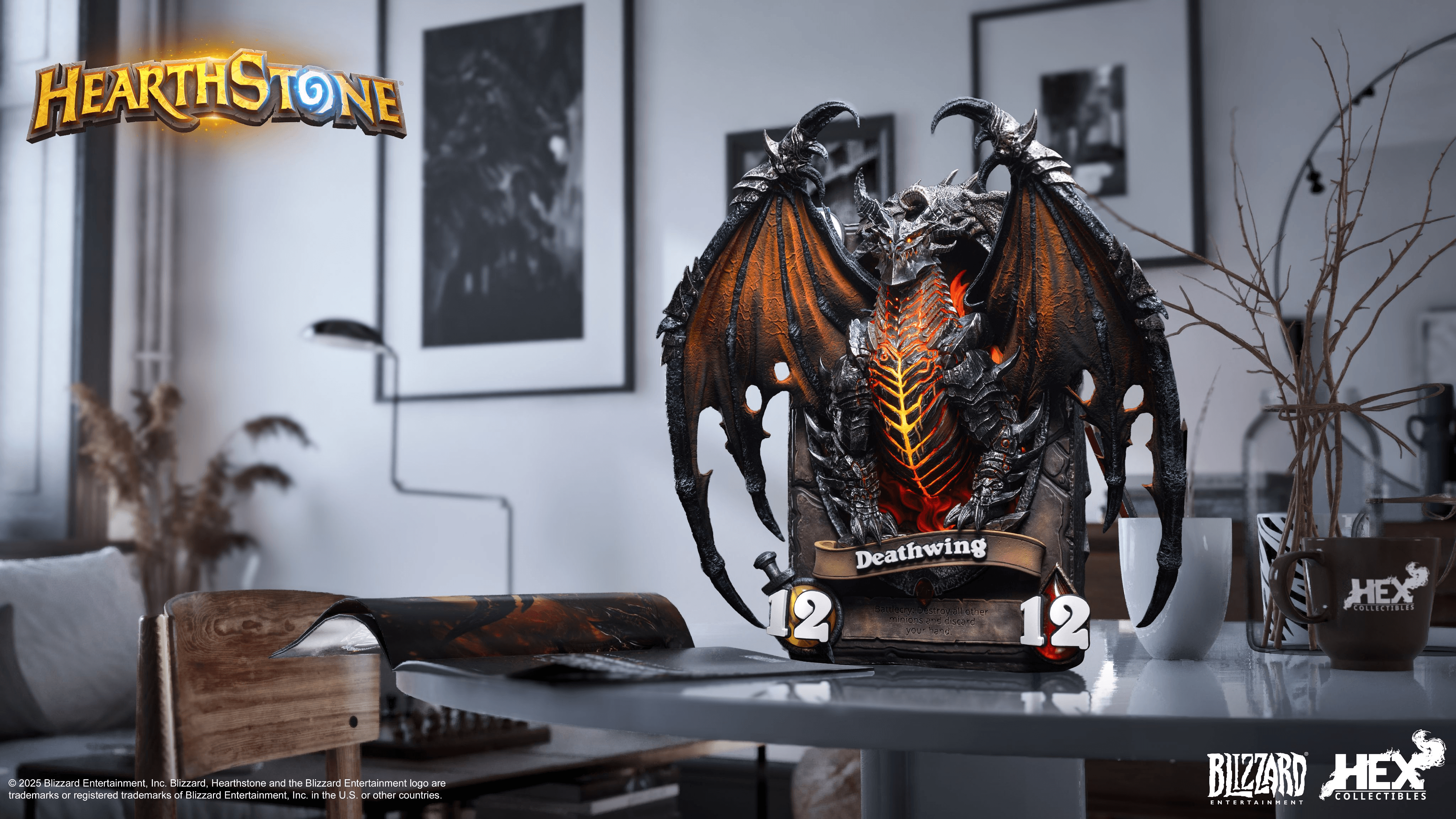 Blizzard Hearthstone® Deathwing Art Statue
