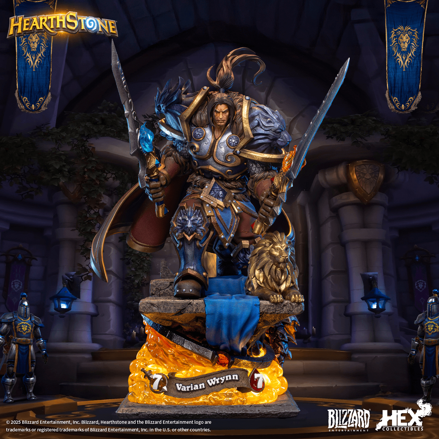 Blizzard Hearthstone® Varian Wrynn 1/10 Scale Statue | 6978082551779