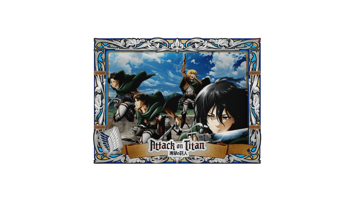 Attack on Titan Wooden Gallery - S (6 units/set) (Box of 6)