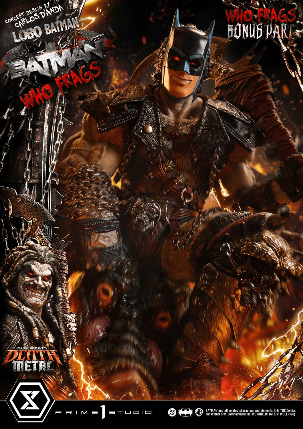 Museum Masterline Dark Nights: Death Metal (Comics) Lobo Batman: Batman Who Frags (Concept design by Carlos D'Anda) DX Bonus Version