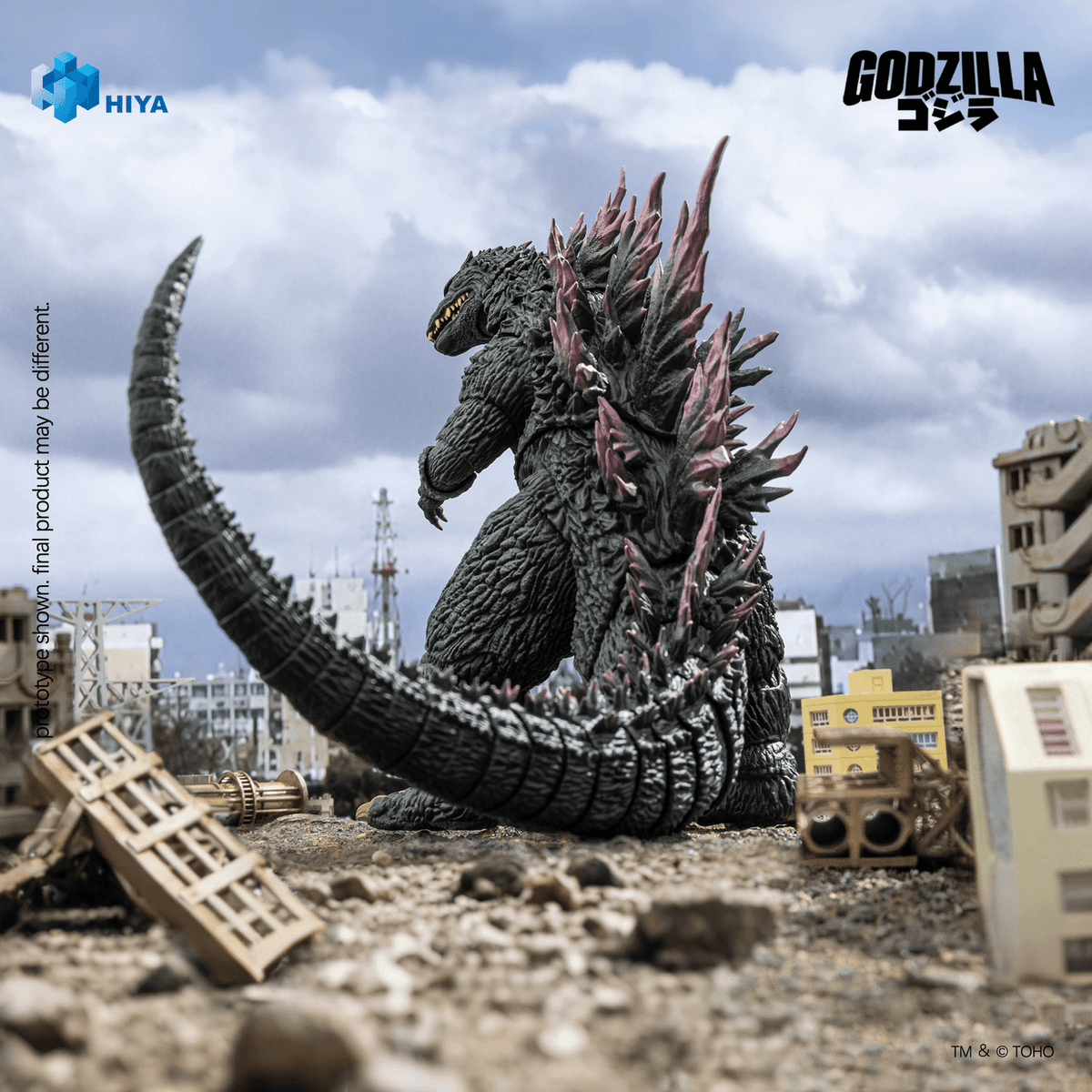 HIYA Exquisite Basic Series None Scale 7 Inch Godzilla vs. Megaguirus 2000 Godzilla Action Figure