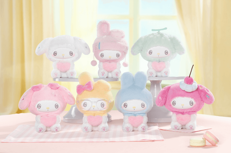 My Melody 50th Anniversary Milk candy Series Plush Pendant Blind Box (Box of 6)