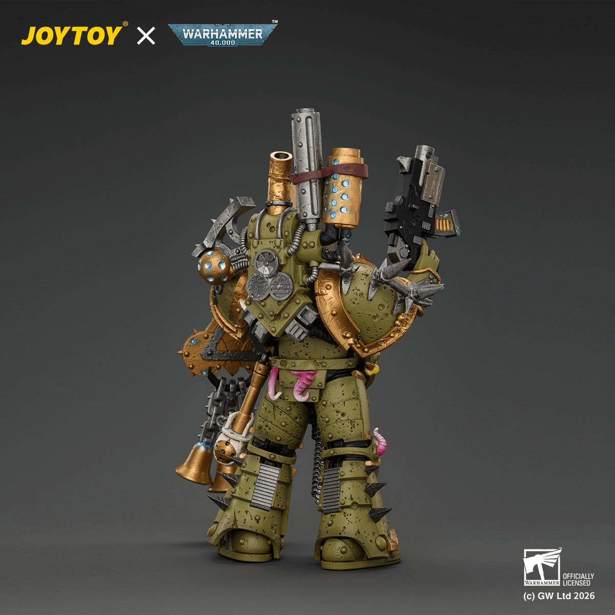Death Guard Plague Marine 1 with Boltgun and Icon of Despair