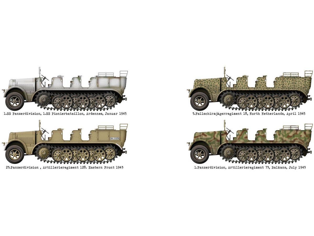 Das Werk 1/35 Sd.Kfz.7 - mtl. Zgkrwg. 8t w/Crew, Vehicle | 4260191520633