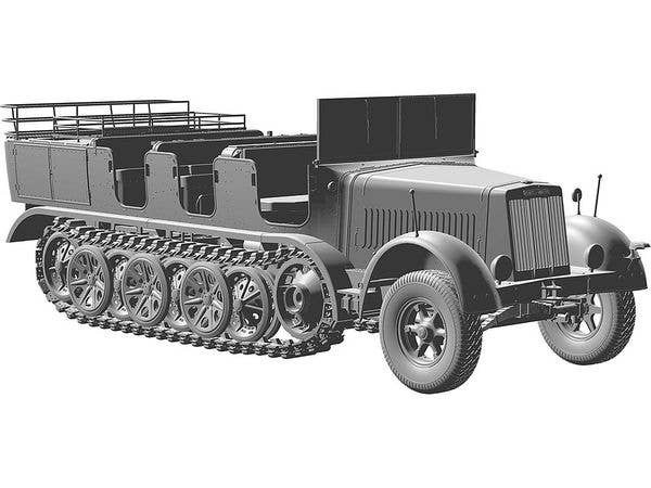 Das Werk 1/35 Sd.Kfz.7 - mtl. Zgkrwg. 8t w/Crew, Vehicle | 4260191520633