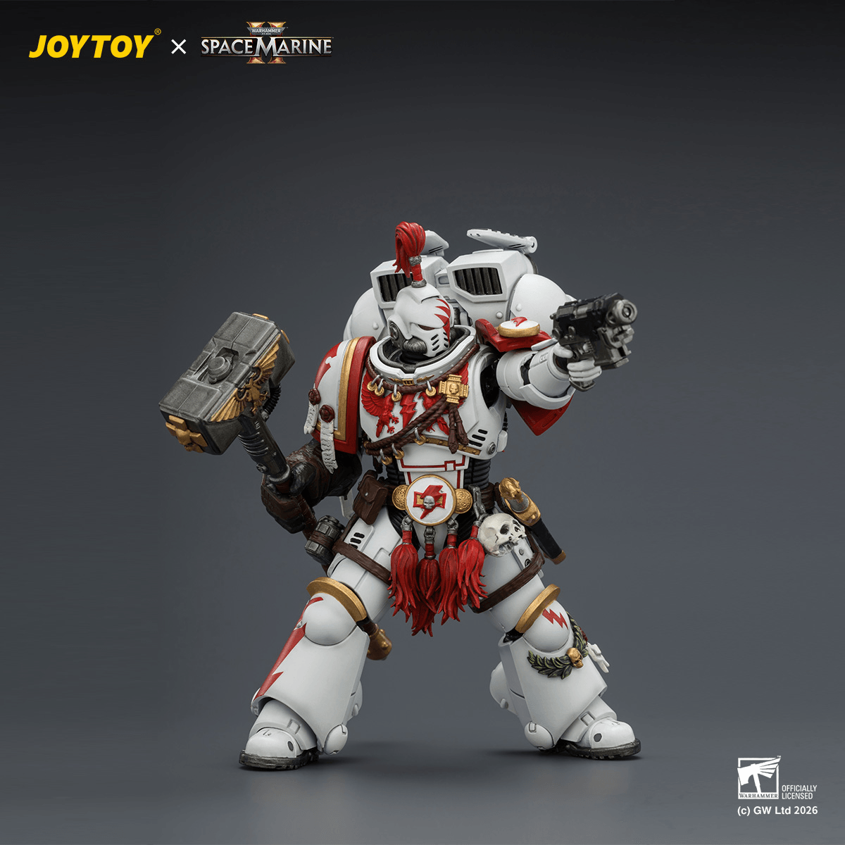 Game Edition White Scars Assault Intercessor Champion with Thunder Hammer and Bolt Pistol | 6927054404407