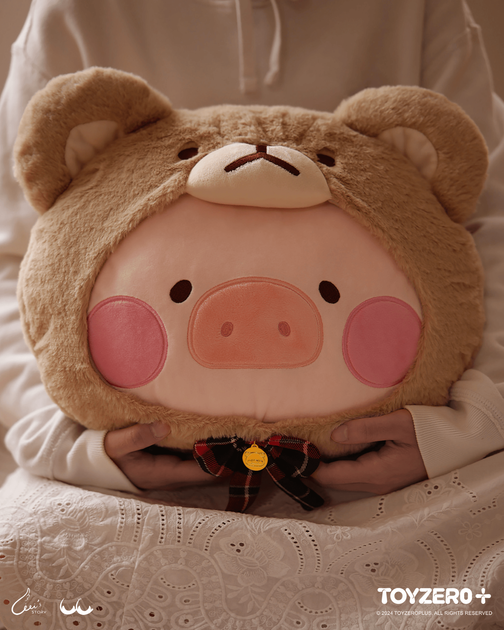 LuLu the Piggy - Teddy LuLu Hand Warmer Cushion + Blanket | 781005360121