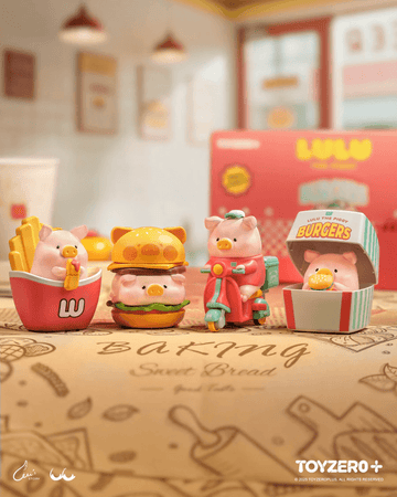 LuLu the Piggy -Burger Express Movable Series (Blind Box) (Box of 4)
