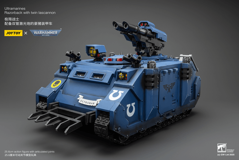 JOYTOY Ultramarines Razorback with twin lascannon