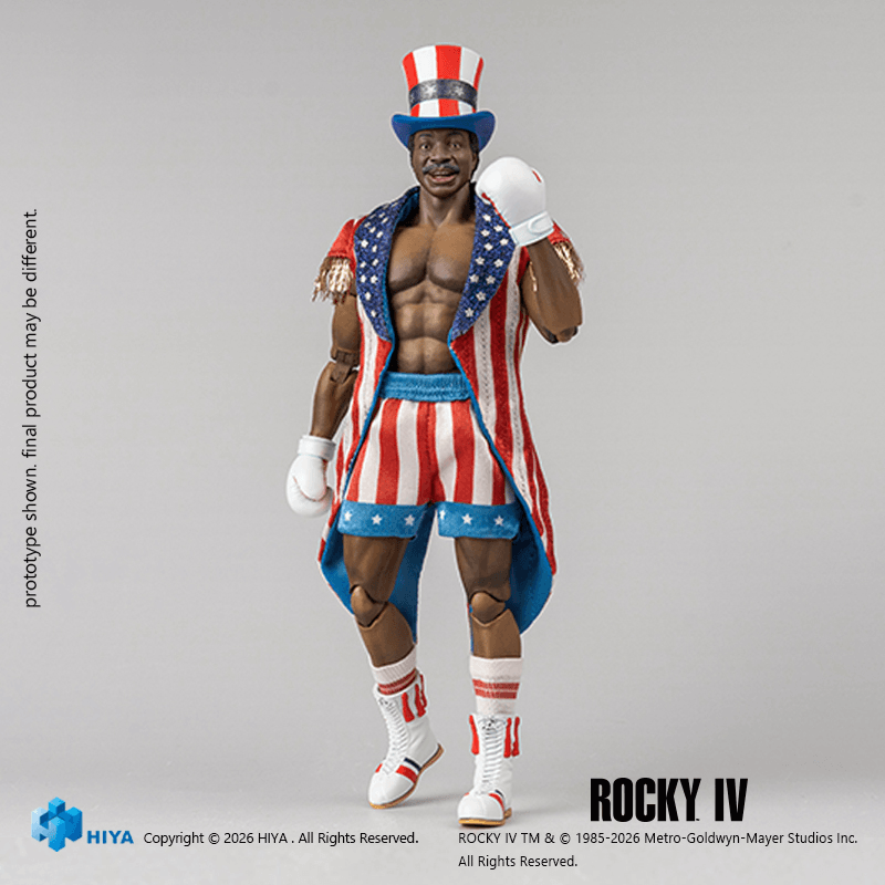 1/12 Scale 6 Inch Rocky IV Apollo Action Figure | 6957534204760