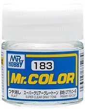 Mr Hobby Mr. Color 183 - Super Clear Gray Tone (Semi-Gloss/Primary) | 4973028735284