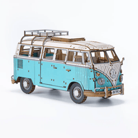 wa-gu-mi Vintage Volkswagen Type 2 (T1) Camper Van GREEN | 4580423525947