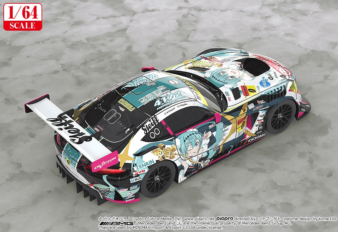 (Rerelease) 1/64 Scale Good Smile Hatsune Miku AMG 2018 SUPER GT Ver. - Release Date: 04/2027
