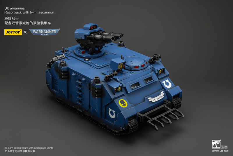JOYTOY Ultramarines Razorback with twin lascannon