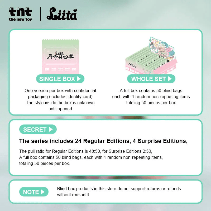 Liita The 24 Solar Terms mili series (Box of 50)