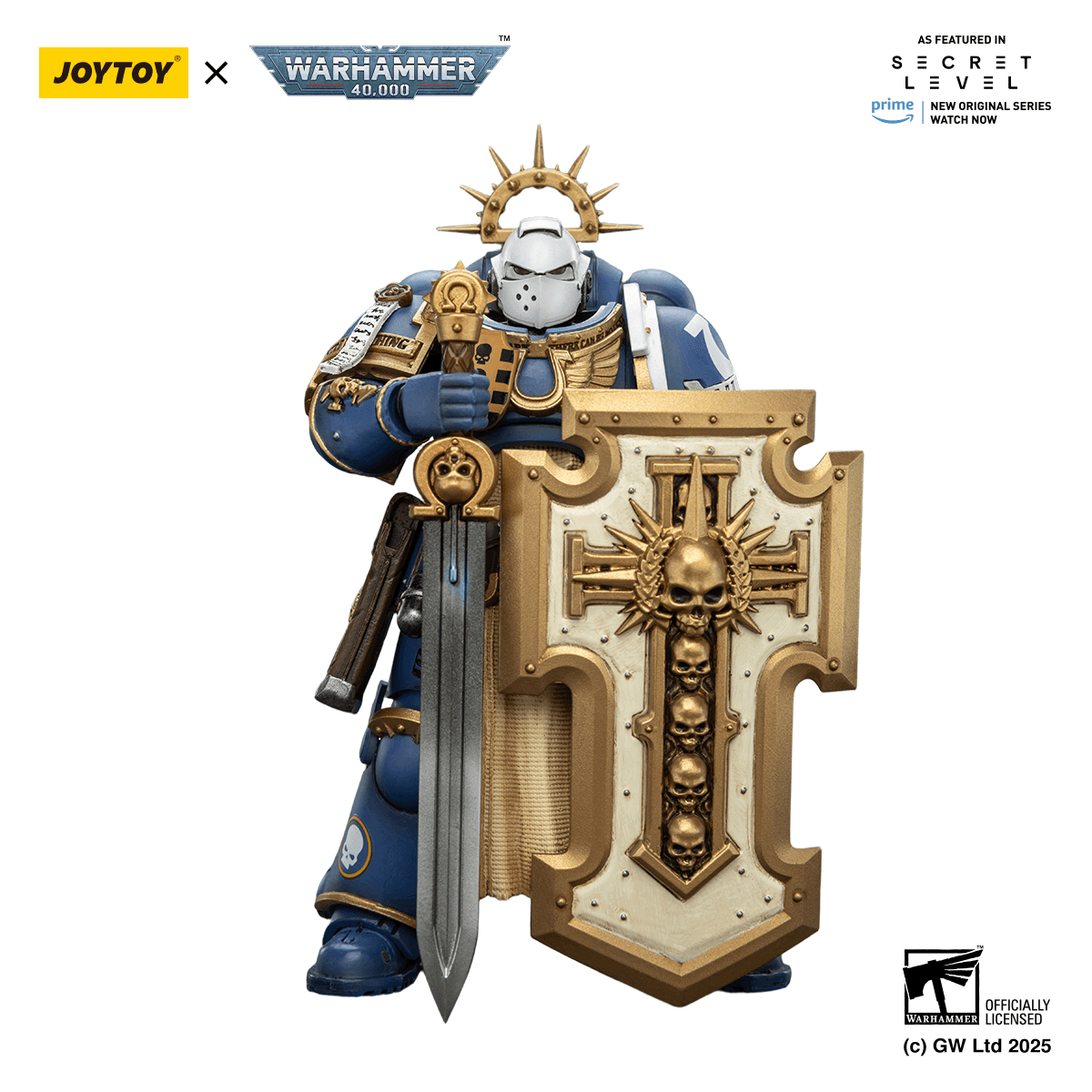 Ultramarines Levantus with Power Sword, Stormshield and Bolt Pistol | 6927054402793