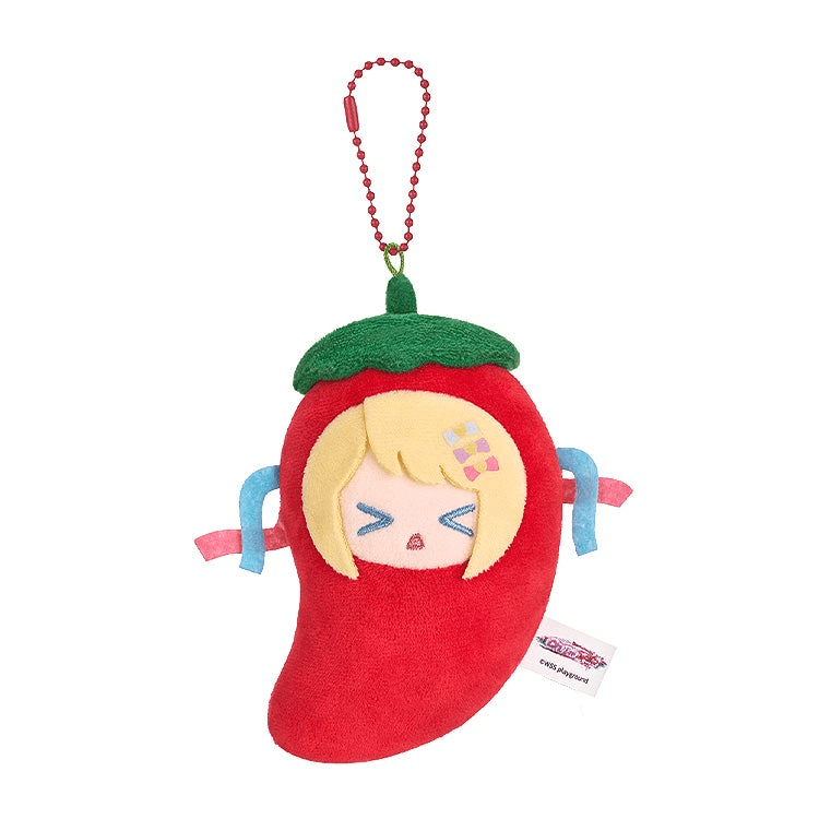 NEEDY STREAMER OVERLOAD Needy Streamer Chinese Restaurant Series Chili Pepper Plushie Mascot Keychain