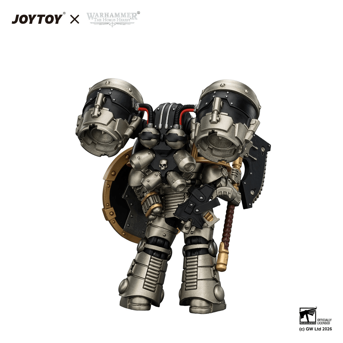 Iron Warriors MkII Assault Legionary1 with Bolt pistol, Chain axe &amp; Combat shield | 6927054404490