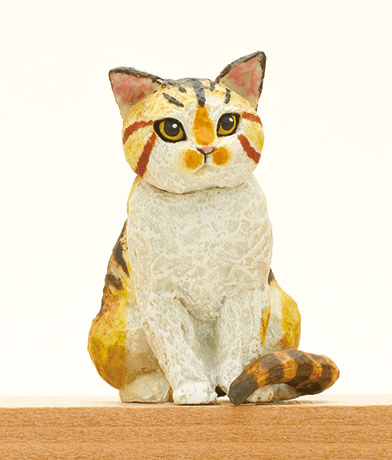 AIP mio hashimoto Cat sculpture (Box of 12) | 4580045301455