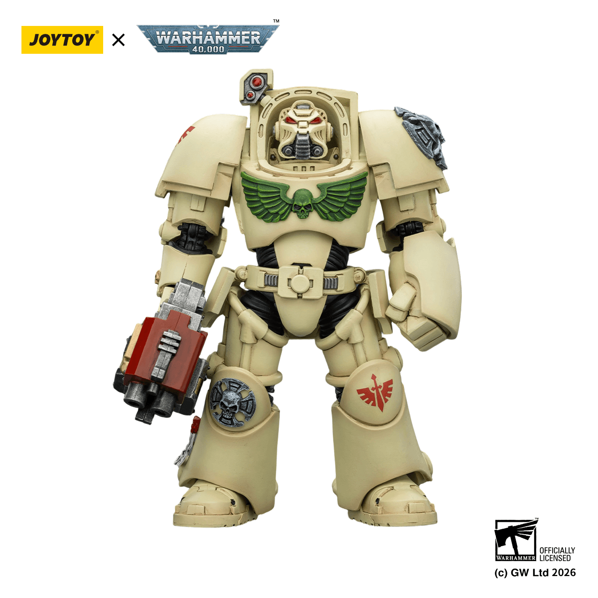 Dark Angels Deathwing Terminator 2 with Power Fist and Storm Bolter | 6927054403134