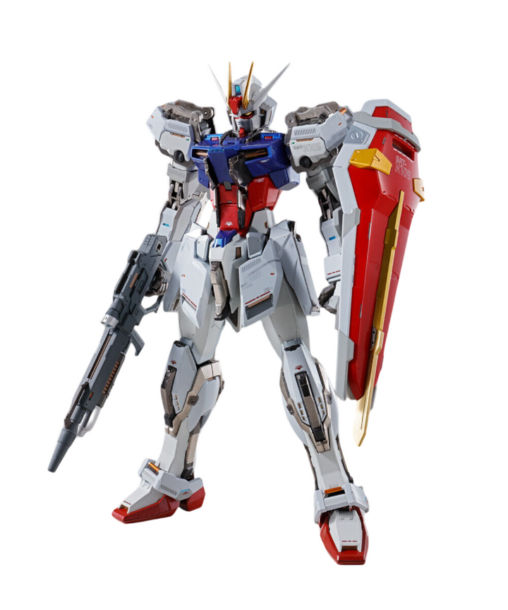 BANDAI Tamashii Strike Gundam -Heliopolis Roll Out Ver.- Mobile Suit Gundam Seed, Bandai Spirits Metal Build (Tamashii Nations Store Exclusive) | 4573102637642