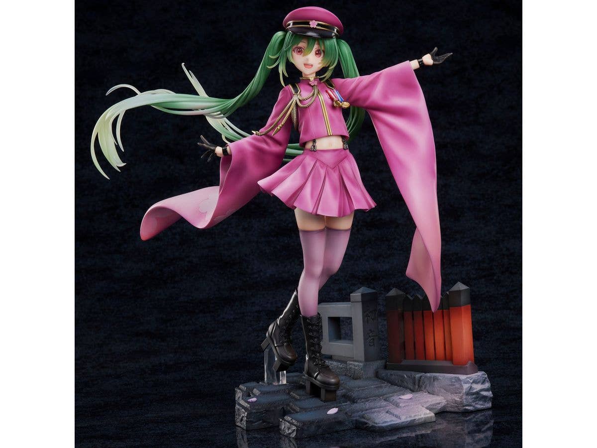 Design COCO Hatsune Miku Senbonzakura 10th Anniversary ver. 1/7 Complete Figure | 4595643112174