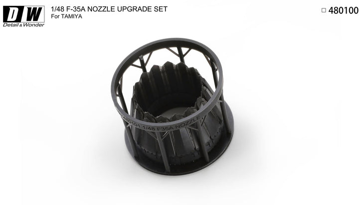 Detail & Wonder Studio 1/48 F-35A Lightning II Nozzles for TAMIYA Kit | 4580702163891