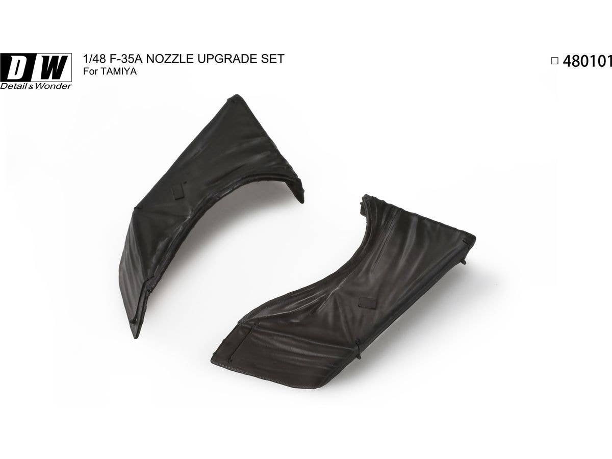 Detail & Wonder Studio 1/48 F-35A Lightning II Nozzles (Included FOD Cover) for TAMIYA Kit | 4580702163907