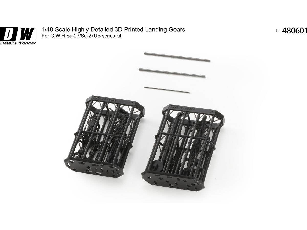 Detail & Wonder Studio 1/48 Su-27/Su-27UB Landing Gear for G.W.H Kit | 4580702163938