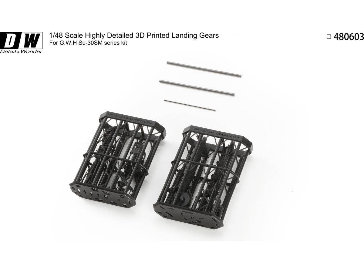 Detail & Wonder Studio 1/48 Su-30SM Landing Gear for G.W.H Kit | 4580702163945