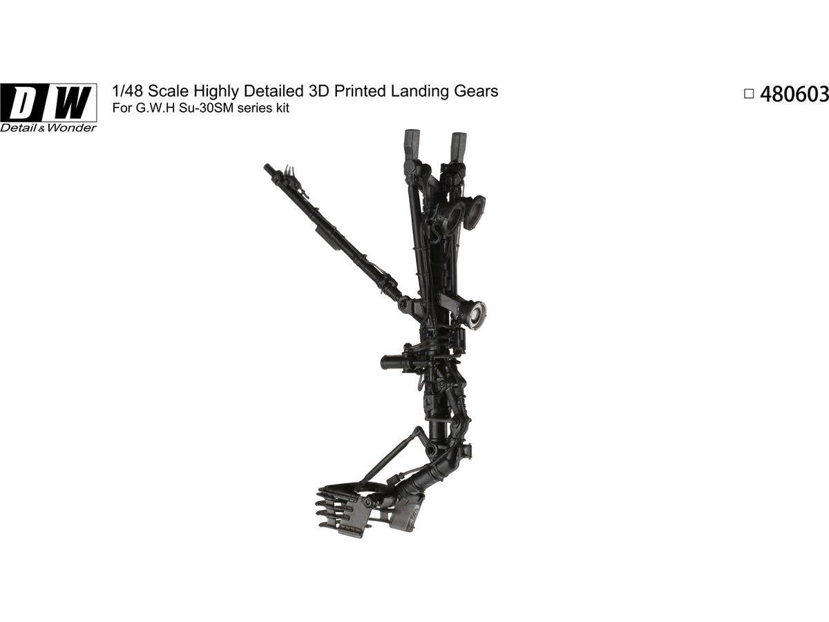 Detail & Wonder Studio 1/48 Su-30SM Landing Gear for G.W.H Kit | 4580702163945