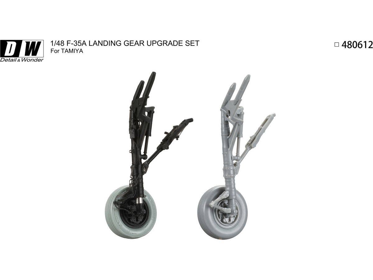 Detail & Wonder Studio 1/48 F-35A Landing Gear for TAMIYA Kit | 4580702163983