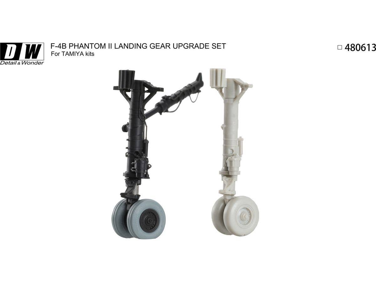 Detail & Wonder Studio 1/48 F-4B Landing Gear for TAMIYA Kit | 4580702163990