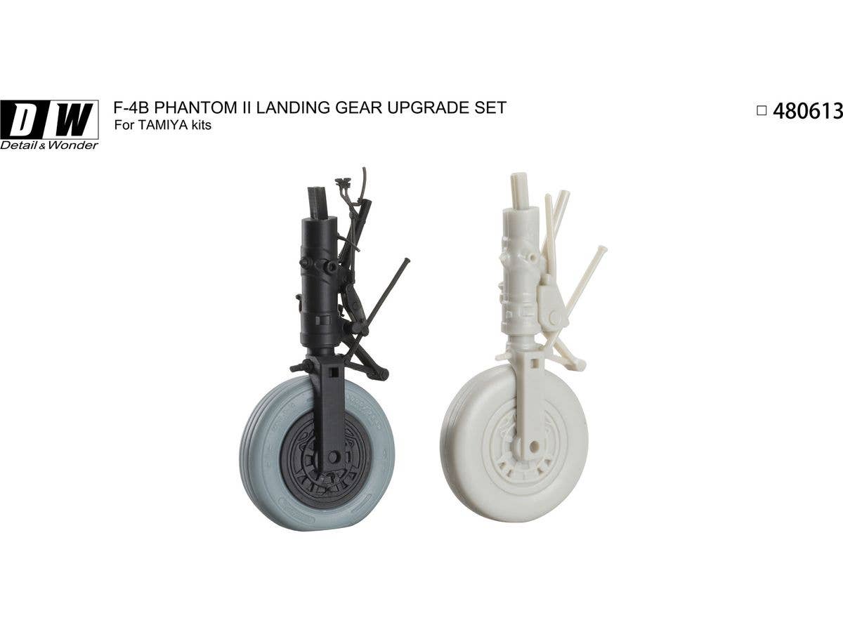 Detail & Wonder Studio 1/48 F-4B Landing Gear for TAMIYA Kit | 4580702163990