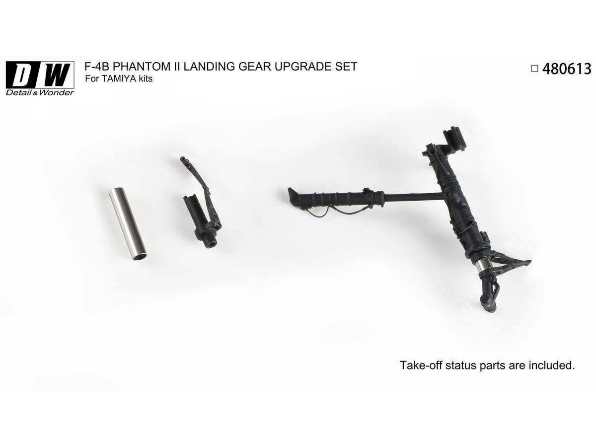 Detail & Wonder Studio 1/48 F-4B Landing Gear for TAMIYA Kit | 4580702163990